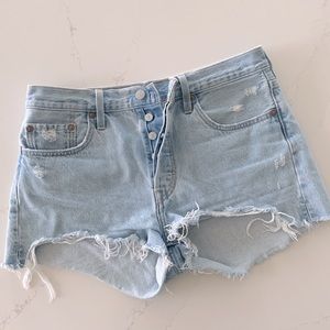 LEVI'S Women's 501 High Rise Jean Shorts